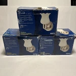 (3) Wall Mount Light Fluted Glass Westinghouse 66654 Nickle Finish On Off Switch. Fixed Price $29.99.