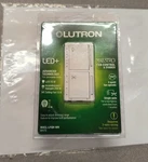 Lutron Maestro Fan Control And Light Dimmer Macl-lfqh-wh-white. Fixed Price $21.99.