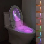 1PCS 8 Color Led Toilet Night Light Motion Activated Sensor Bathroom Bowl Seat. Fixed Price $13.99.