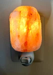 Natural Crystal Pink Himalayan Salt Night Light - Air Purifying Wall Lamp. Fixed Price $11.99.