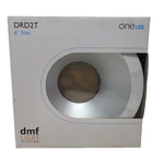Dmf DRD2T 6" Recessed Led Lighting White Trim Smooth Silver Reflector. Fixed Price $19.96.