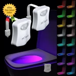 Toilet Light Motion Sensor 16 Colors Changing 2 Pack Led Glow Bowl Inside. Fixed Price $10.59.