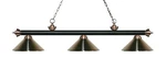 Z-lite Riviera 3 Light Island/billiard Chandelier, Brushed Nickel. Fixed Price $225.00.