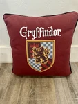 Gryffindor Square Throw Pillow Harry Potter Universal Studios Burgundy Red 13. Fixed Price $30.00.