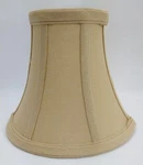 Mini Bell Lamp Shade Lite Source 5.5" Tan Fabric. Fixed Price $11.20.