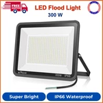 300W Led Flood Light, Super Bright 42,500LM, IP66 Waterproof Security Outdoor. Fixed Price $68.45.