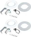 21067-12, Recessed Lighting Converter Kit, 8" Diameter, White Plastic Medallion,. Fixed Price $67.99.