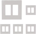 Arrow Hart PJS262 Decorative Screw Less Wall Plate, Gang, 4-1/2 In X 4.56. Fixed Price $59.01.