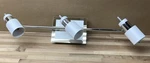 Track Lights Eglo Davida 3-LIGHT Matte White And Chrome Finish Never Installed. Fixed Price $12.86.