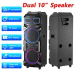 Portable Bluetooth Speaker 100W Dual W/ Tf/bt/fm/tws/aux Led Party Lights. Fixed Price $284.02.