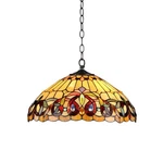 Chloe Lighting Serenity Victorian Tiffany-style Dark Bronze 2 Pendant.... Fixed Price $140.13.
