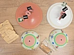 2 Vintage Walt Disney Mickey Mouse Donald Duck Goofy Nursery Ceiling Dome Lights. Fixed Price $39.95.