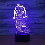 7 Color Changing Night Lamp 3D Atmosphere Bulbing Light Visual Illusion Led. Fixed Price $12.99.