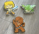 Star Wars Yoda 3D Deco Wall Light- Lot Of Chewbacca, Luke, Disney Kids. Fixed Price $9.99.