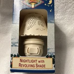 Revolving Spin Shades Lamp Night Light Plug Grape Vines Floral 5 New (O6. Fixed Price $12.75.