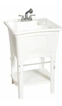 Glacier Bay LT2007WWHD All-in-one 24 In. X Gal Freestanding Laundry Tub. Fixed Price $178.95.