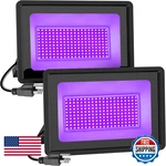Acenz Lights 2 Pack 300W Led Flood Outdoor Plug IP66. Fixed Price $101.61.