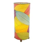 Eangee Home Design Cocoa Leaf Cylinder Table Lamp Multi Shade Made Of Real Co.... Fixed Price $198.07.