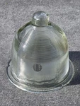 Vtg Holophane 4377 Prismatic Glass Bell Shade Globe Industrial Street Lamp Part. Fixed Price $69.99.