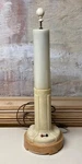Vintage All Bakelite Celluloid Flourescent Lamp Skyscraper Deco Works. Fixed Price $139.99.