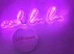 Target Bullseye Playground Valentines Neon Oohlala Faux Light Usb Wall Sign. Fixed Price $9.99.