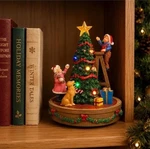Natures Mark Light Up Musical Christmas Tree Decorating Figurine Box 8.2. Fixed Price $25.00.