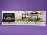 Fanimation Slinger V2 72-IN Brushed Nickel With Gray Blades Led Ceiling. Fixed Price $225.00.