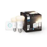Philips Hue 2PK A19 Led Starter Kit With Bridge White. Fixed Price $29.99.