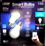 Feit Electric Smart Bulbs White/millions Of Colors Open Package 2SETS. Fixed Price $14.95.