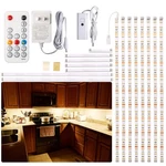 Under Cabinet Lighting, 8PCS Led Strip Lights With Remote And 24W Adapter, Ul.... Fixed Price $36.05.