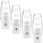 Maxxima MLN-16 Led Plug In Night Light Features Auto Dusk 4 Pack, White. Fixed Price $20.63.