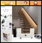 Led Motion Sensor Stair Light Kit - 16.4FT Cuttable Warm White 3000K Indoor. Fixed Price $89.99.