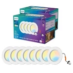 Philips 5/6" 5CCT Led Retrofit Downlight 8 Multi Pack Recessed Can Kit.. Fixed Price $63.99.