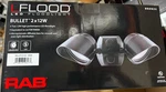 Rab BULLET2X12A Flood Kit 12W Cool Led 120V W/CU4 & Hood Bronze - New. Fixed Price $90.00.