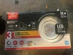 Globe Frost White 3 In. Metal Led Recessed Downlight. Fixed Price $12.99.