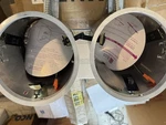 2 Elco EL970RICA 6" Integrated Led Airtight Remodel Housing Sloped Ceilings. Fixed Price $41.99.