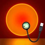 Sunset Projection Lamp Usb Led Night Light For Indoor Party Atmosphere Mini. Fixed Price $8.65.