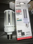 Satco 54 Led Retrofit Bulbs Ex 39/MOGUL 4000K Cool White. Fixed Price $20.00.