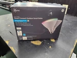 Ge Smart Led Light Bulb, PAR38 Flood Outdoor, Color Changing (2 Pack). Fixed Price $25.00.