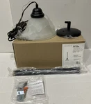 Nib: Nuvo-lighting 60-386 Black-finish 1-BULB Mini Pendant Ceiling. Fixed Price $40.00.
