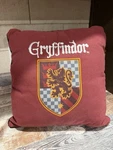 Gryffindor Square Throw Pillow Harry Potter Universal Studios Burgundy Red 13. Fixed Price $14.99.