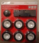 Commercial Electric EC1333BK-C Black Cabinet 6-LIGHT Xenon Task Kit W Dimmer. Fixed Price $79.99.