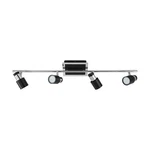 Eglo Lighting DAVIDA-2 4-LIGHT Track Light, Matte Black And Chrome Finish. Fixed Price $40.99.
