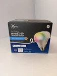 Ge Cync Full Color Reveal Hd+ Smart Bulb 800 Lumens A19 Dimmable 3 Pack. Fixed Price $30.00.