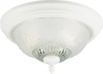 Westinghouse Midori Ceiling Lamp, White Embossed Floral & Leaf Design 66162. Fixed Price $49.95.