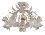 Crystorama Southport 5-LIGHT Floral Chandelier Tulips White Wash Finish. Fixed Price $299.00.