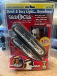 New Seen Stick Click Strip Light 2 Pack Asotv Sealed Ontel. Fixed Price $11.99.