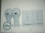 Litezall Remote Controlled Portabulb Light Switch & Cordless 2-PACK. Fixed Price $13.95.