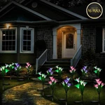Waterproof Lily Flower Solar Lights For Outdoor Garden Yard Lamp. Fixed Price $34.89.