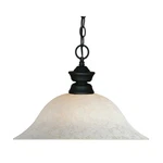 Z-lite Lights Pendant, Matte Black, White Mottle 100701MB-WM16. Fixed Price $152.00.